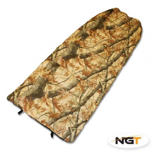 NGT Spací pytel Camo Sleeping Bag With Case